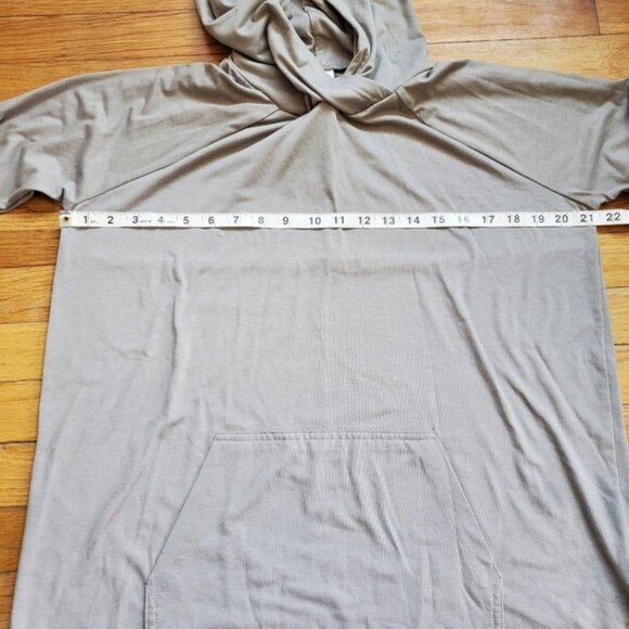 Gray Lightweight Hoodie Size Large - Picture 4 of 6